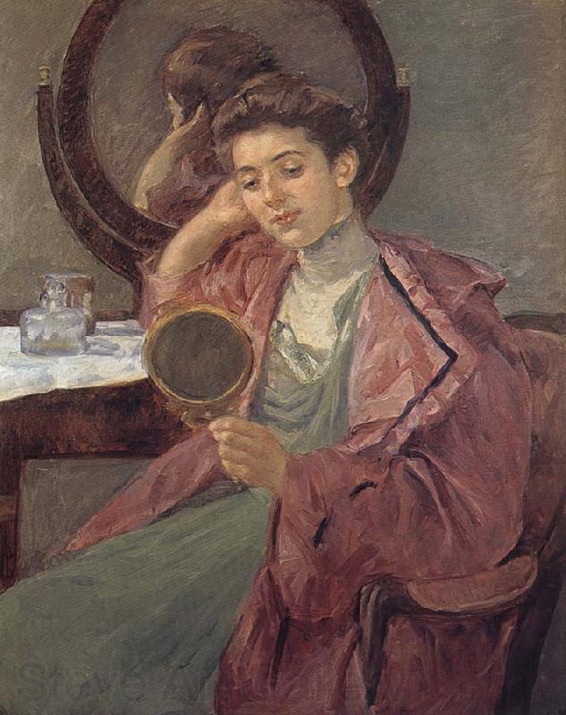 Mary Cassatt Lady in front of the dressing table Spain oil painting art